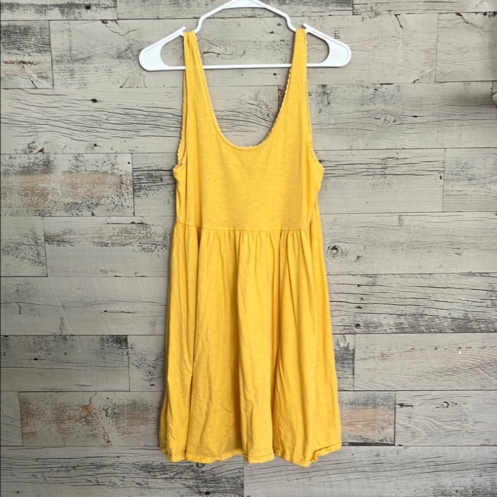American Eagle Outfitters Yellow Sleeveless Sundress - Picture 1 of 3